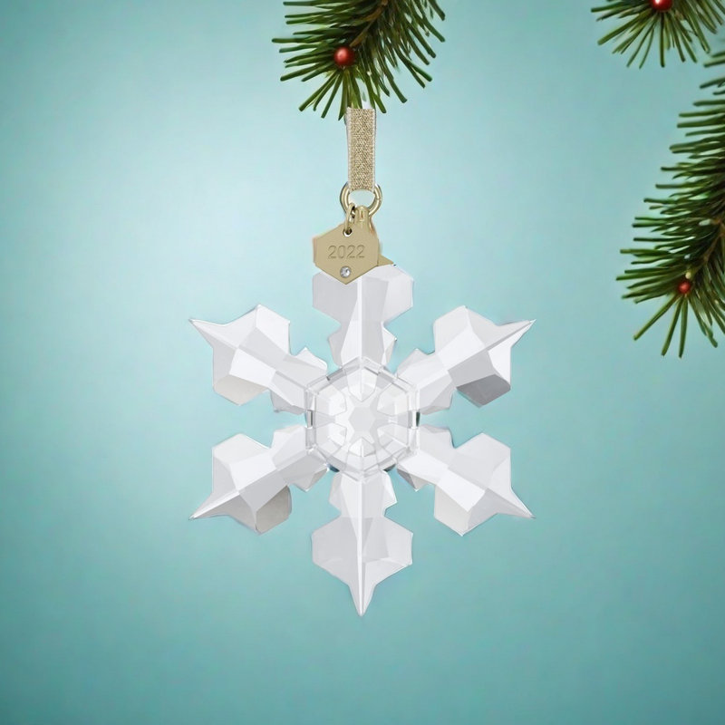 Outlet Swarovski Crystal 2022 Annual 3D Christmas Ornament